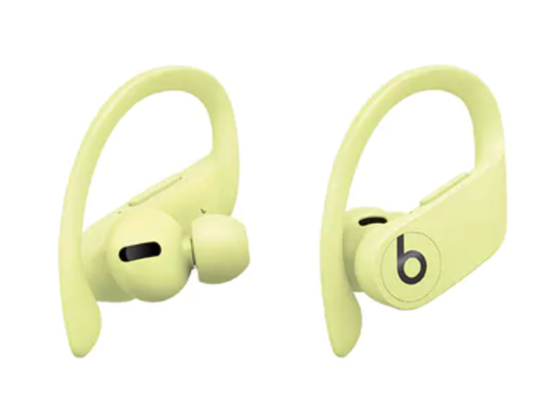 Powerbeats Pro Totally Wireless Earphones in Spring Yellow (Photo via The Source)