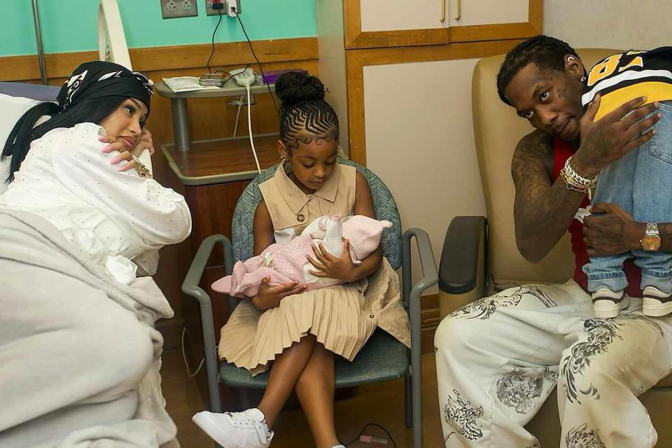 <p>Cardi B/Instagram</p> Cardi B and Offset welcome their third baby together