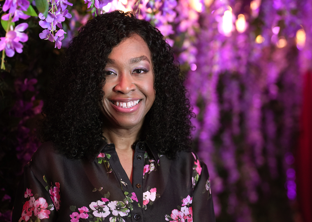 Shonda Rhimes visits The Queen’s Ball: A Bridgerton Experience in New York.