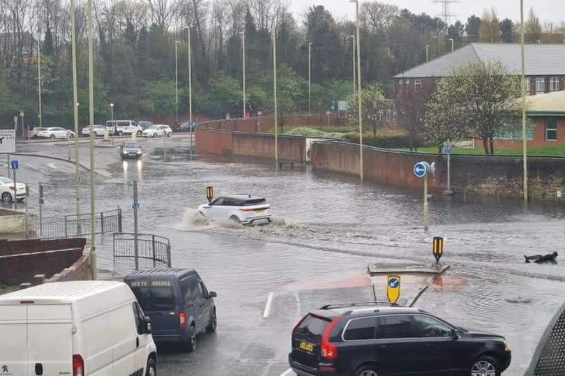 Flooding in South Shields