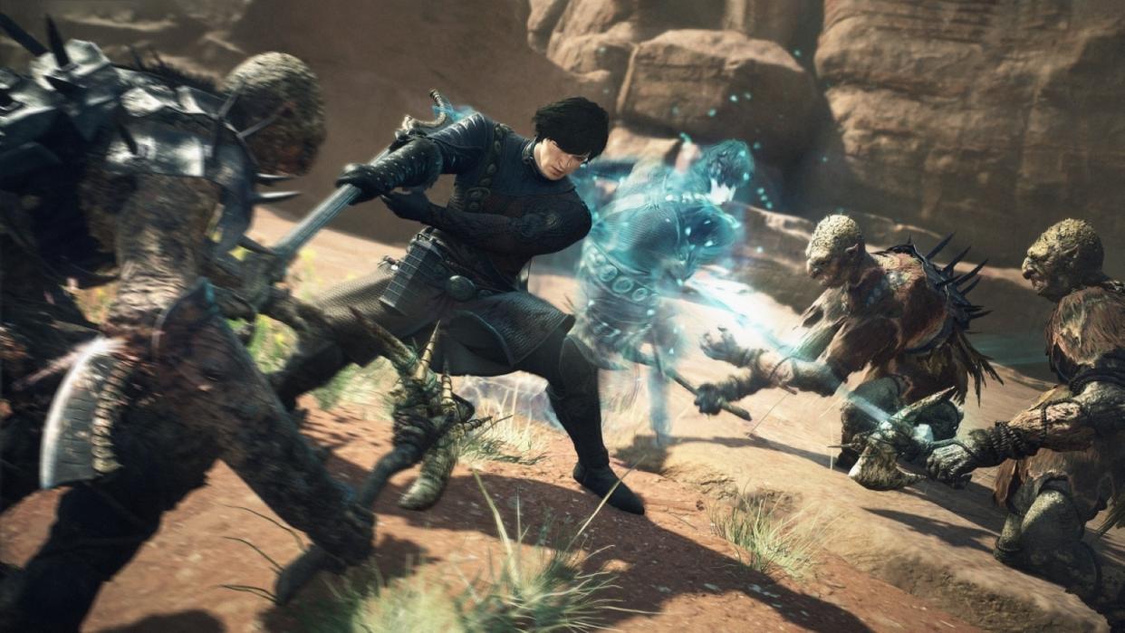 Dragon's Dogma 2's combat is challenging and engaging, but the microtransactions were a questionable decision at best. Read our review. (Photo: Capcom)