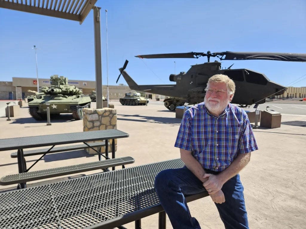 Fort Bliss Museums Director Michael MacDonald is in charge of a $3.5 million renovation project that will modernize and consolidate three post museums under one roof. He called museums three-dimensional textbooks that allow people to make a personal connection with what they see.