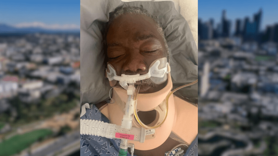A local hospital is seeking help to locate the family of a patient, Benjamin Carter, 59, who was found injured in downtown Los Angeles on Oct. 30, 2023. (Dignity Health)