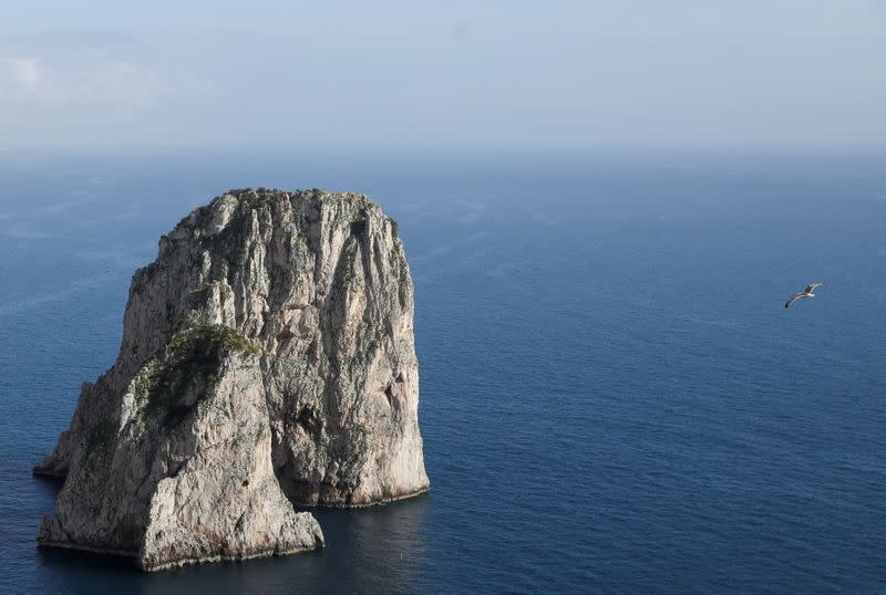 FILE PHOTO: Capri’s coastline damaged by illegal fishing of endangered mussels