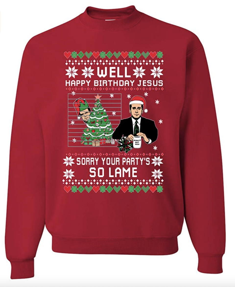 the office sweater christmas