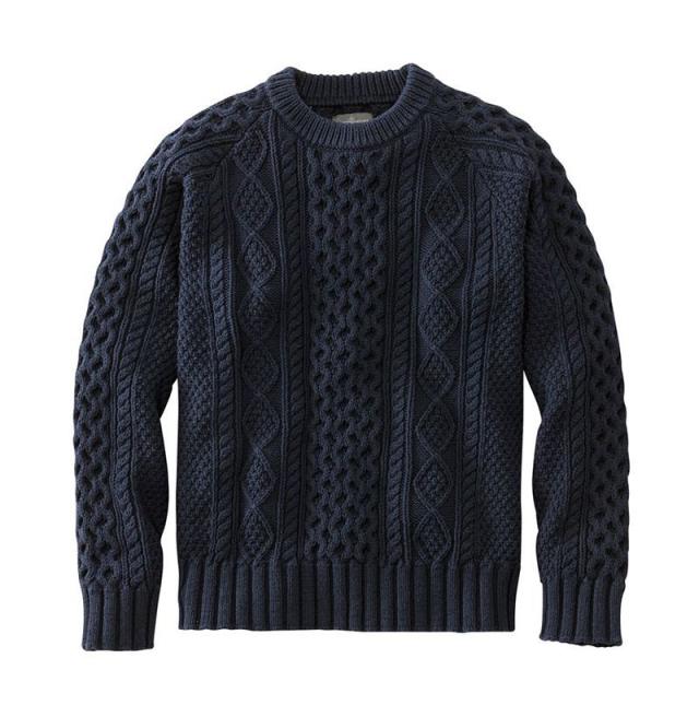 The Right Cable Knit Sweater Can Transform Anyone Into a Bona Fide