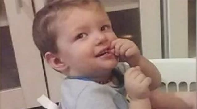 21-month-old Mason died in 'suspicious' circumstances. Photo: GoFundMe