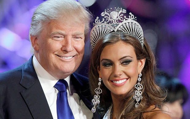 Donald Trump was co-owner of the Miss Universe Organisation - Credit: Reuters