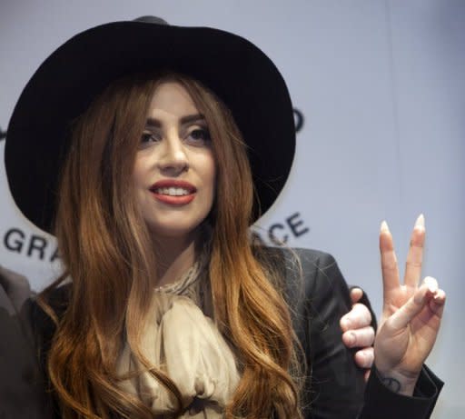 Stars took to Twitter en masse to welcome the Democratic incumbent's victory over Republican rival Mitt Romney, after a bruising campaign battle. Flamboyant pop diva Lady Gaga, seen here in October 2012, reacted to the clean-cut election win in typical off-beat style