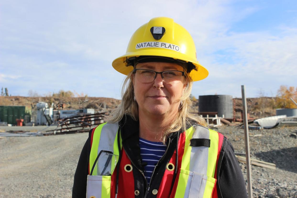 Natalie Plato is the deputy director of the Giant Mine Remediation Project in the N.W.T. (Liny Lamberink/CBC - image credit)