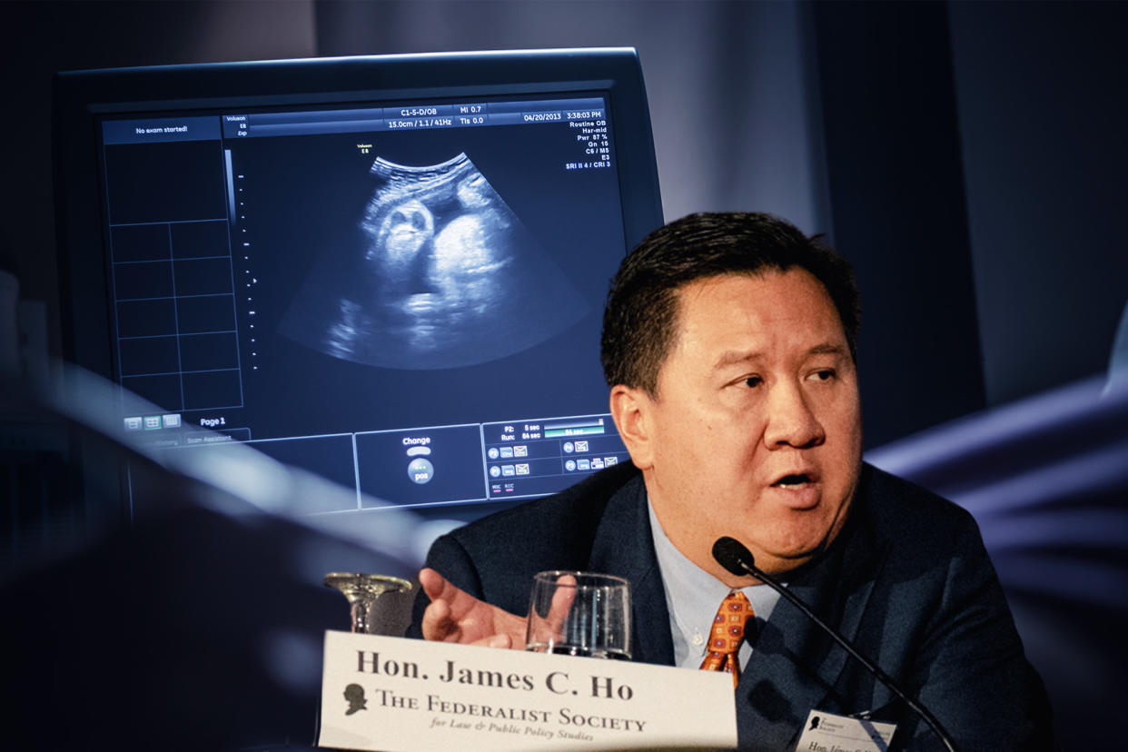 Judge James Ho and a sonogram Getty Images / The Washington Post 