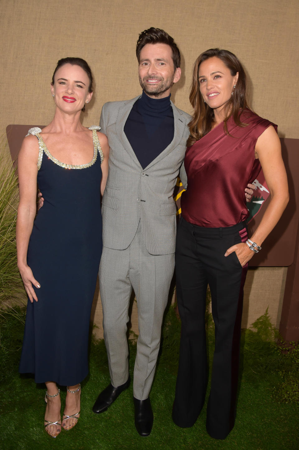 Juliette Lewis, David Tennant and Jennifer Garner at the premiere of ‘Camping’