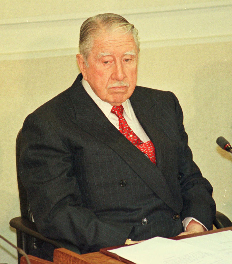 Chile's former Army Commander in Chief Gen. Augusto Pinochet