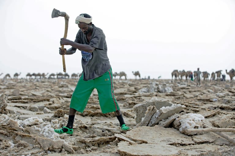 Salt miners in Ethiopia's Danakil Depression say investors and tourists could soon end their traditional way of life