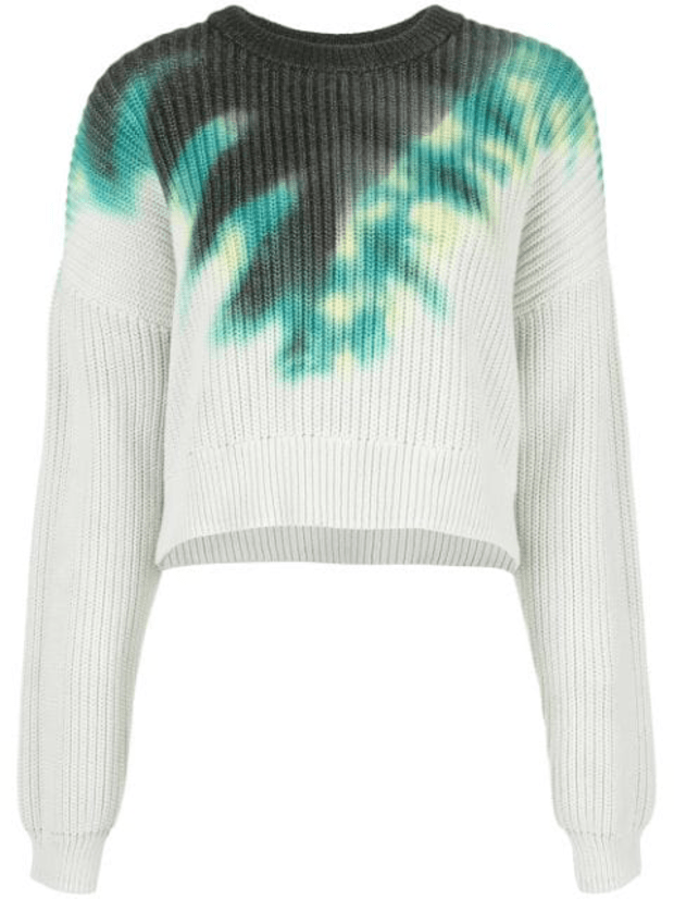 <p><strong>A.L.C. Elinor Tie-Dyed Cotton-Blend Sweater, $395, <a href="https://rstyle.me/+jTtswZzTTeqFGuBNjl6qEg" rel="nofollow noopener" target="_blank" data-ylk="slk:available here;elm:context_link;itc:0;sec:content-canvas" class="link ">available here</a>: </strong>Clearly I'm on a tie-dye kick right now (I never claimed to be immune to the most pervasive of trends!), and I love the unexpectedness of it paired with a thick, cozy sweater.</p>