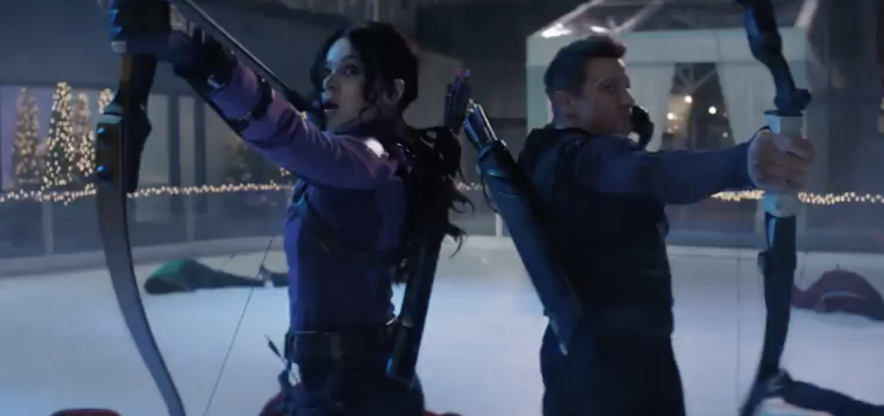 Hawkeye trailer Hailee Steinfeld Jeremy Renner