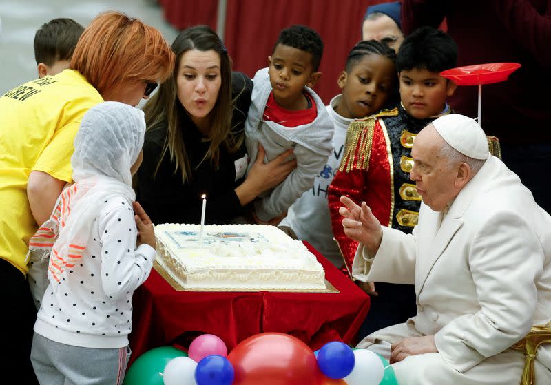 87th birthday of Pope Francis at the Vatican
