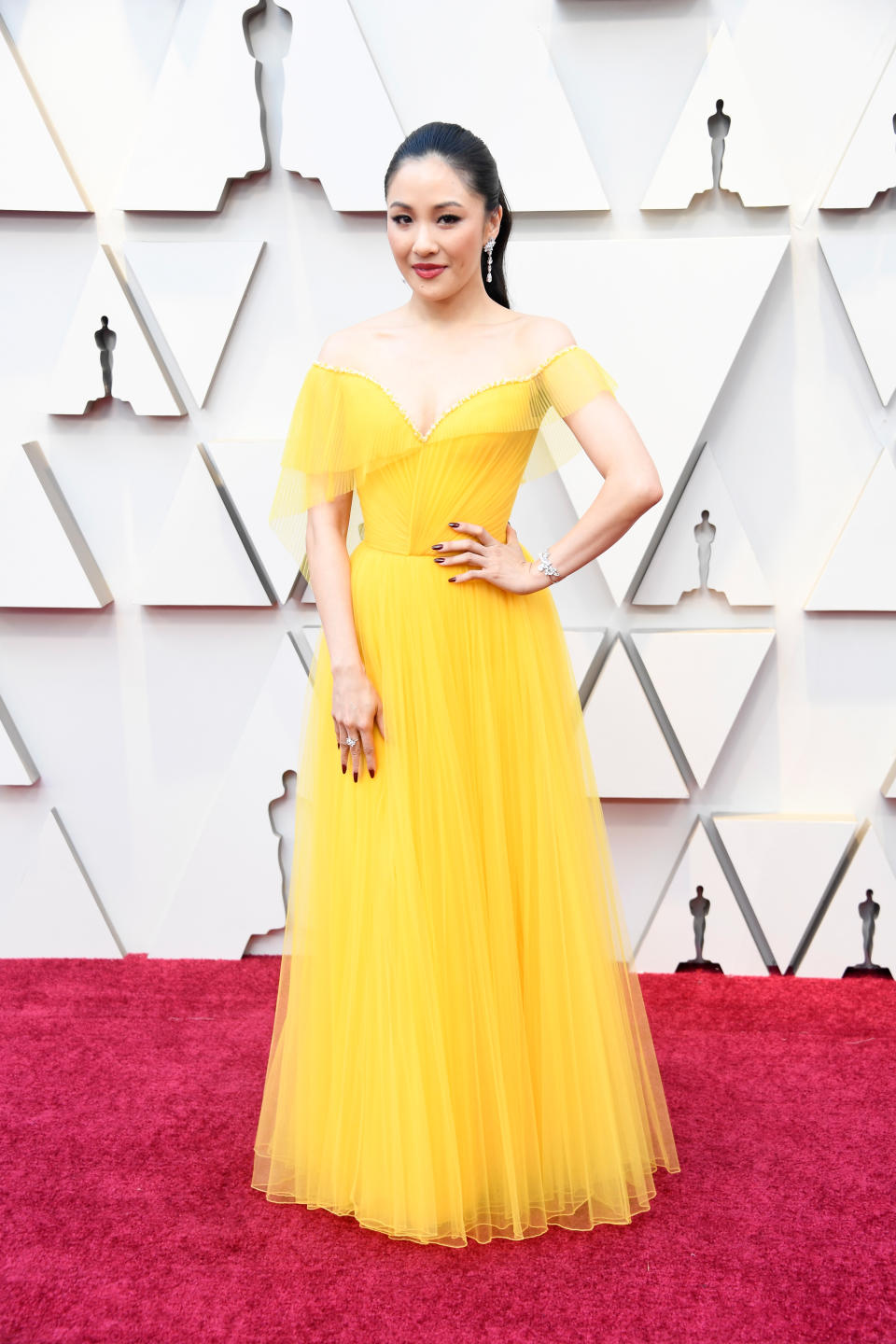 Constance Wu at the Oscars 2019