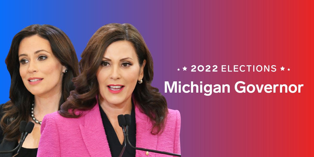 2022 Michigan Gov election Whitmer vs Dixon