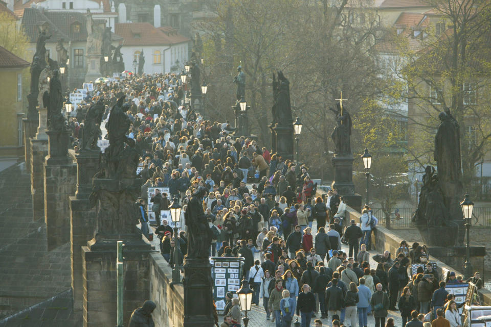 Charles Bridge in Prague, Czech Republic