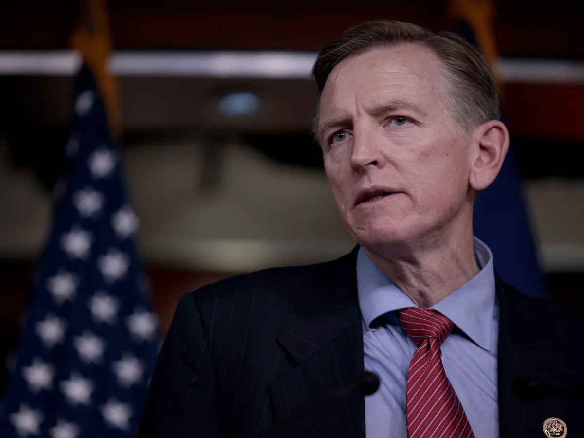 GOP Rep. Paul Gosar spread a baseless transphobic rumor that the Uvalde school s..