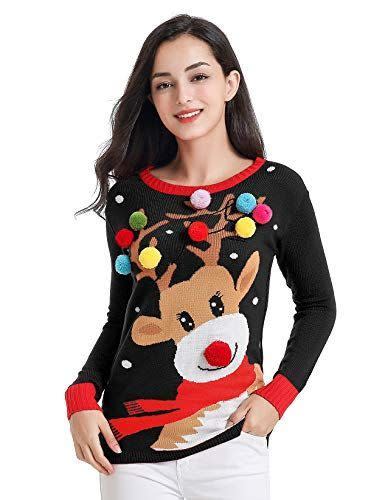 <p><strong>v28</strong></p><p>amazon.com</p><p><strong>$31.99</strong></p><p>Go sweet and fun with this retro-inspired sweater. Go up a size to wear it with your leggings!</p>