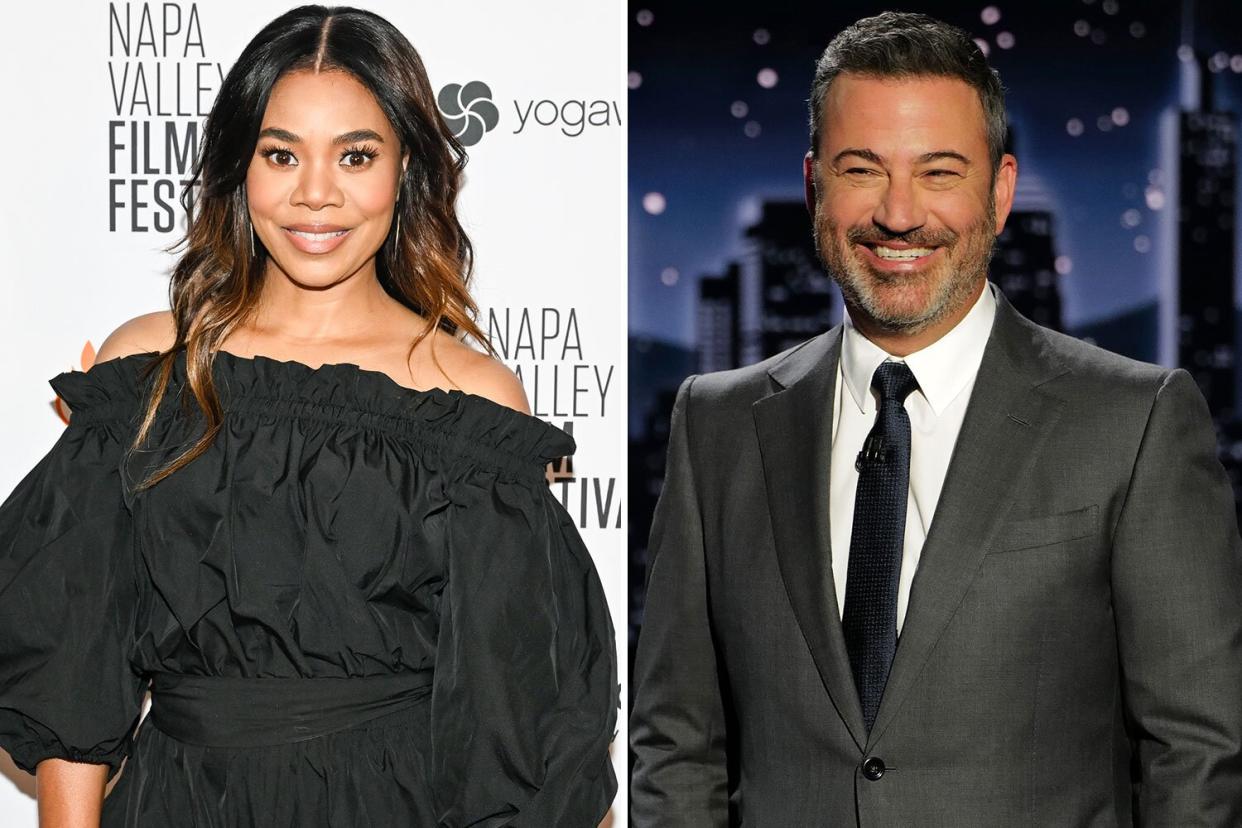 Regina Hall on Jimmy Kimmel Hosting 2023 Oscars: 'Make Sure Nobody Comes Up Out The Audience'