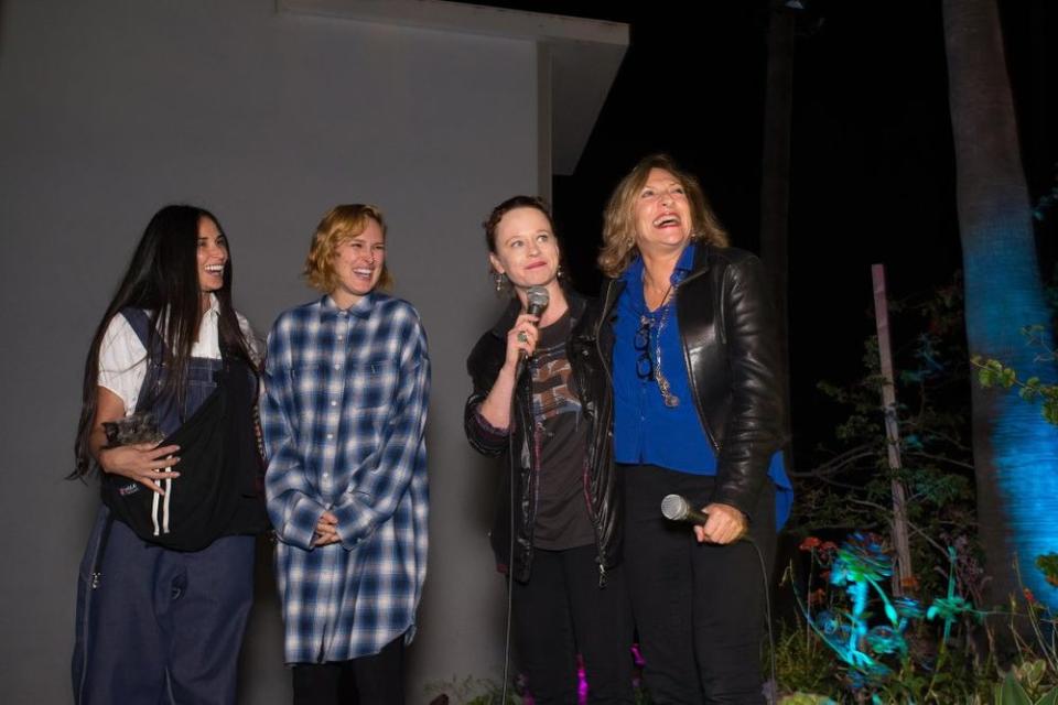 Demi Moore, Rumer Willis, Thora Birch and Lesli Linka Glatter