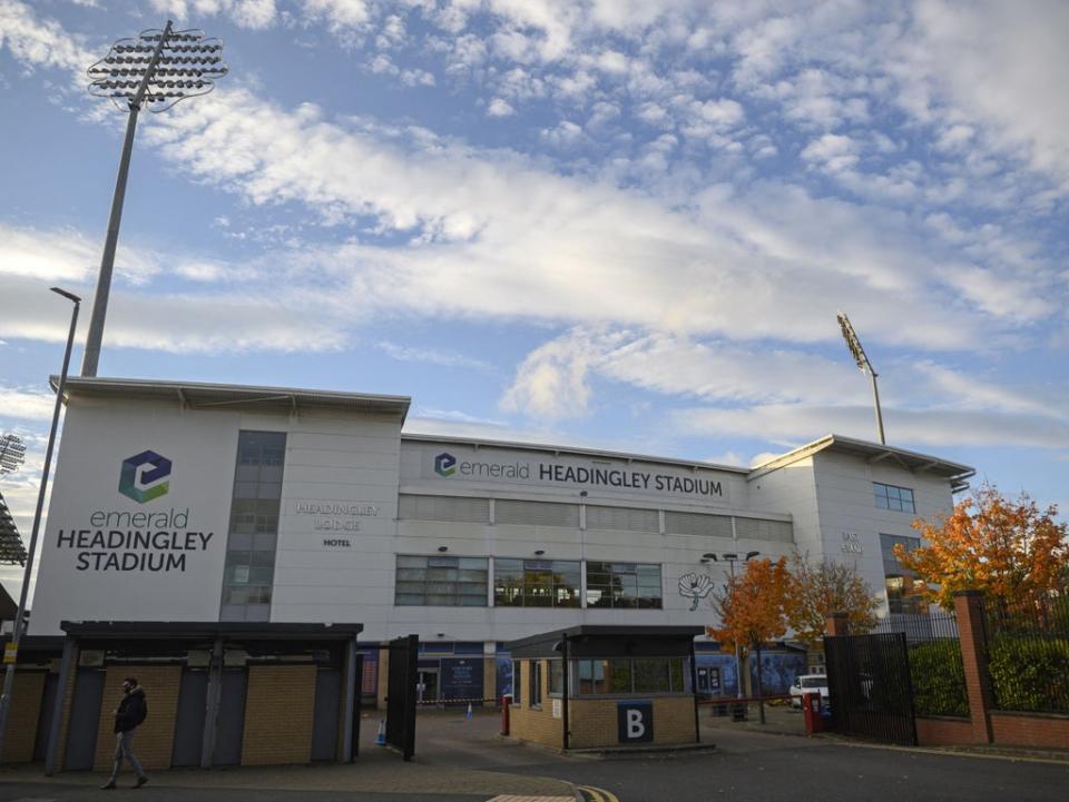 Yorkshire’s right to host international matches has been suspended (AFP via Getty Images)