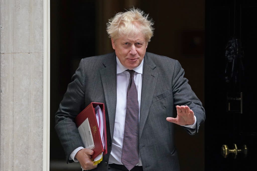 Boris Johnson is ‘very contrite’, a cabinet minister has said  (PA )