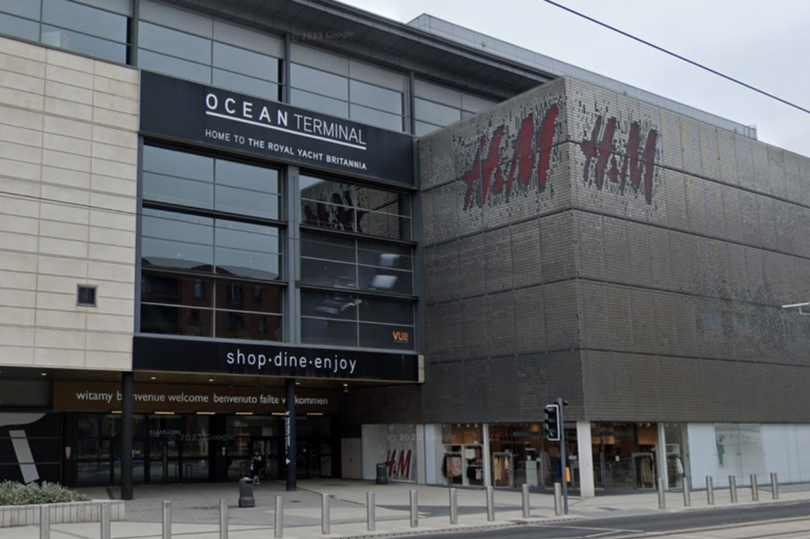 The incident took place at one of Edinburgh's most popular shopping centres