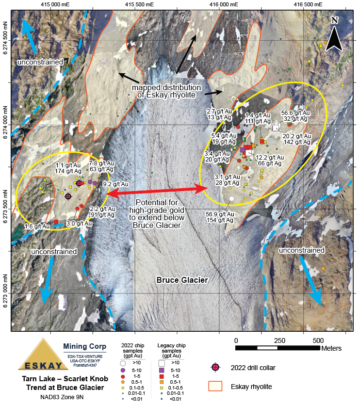 Eskay Mining Corp., Tuesday, January 17, 2023, Press release picture