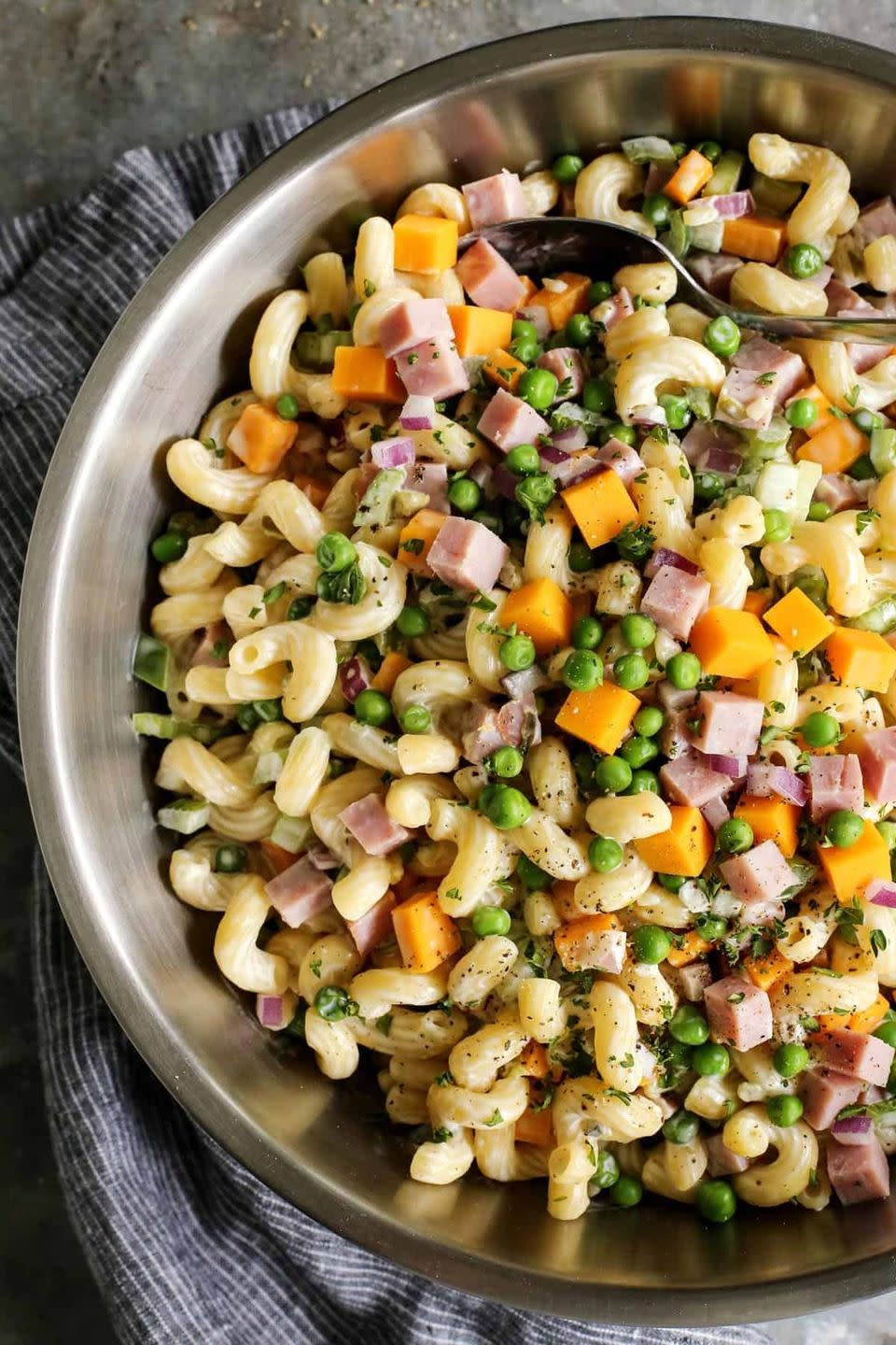 ham and cheese macaroni salad