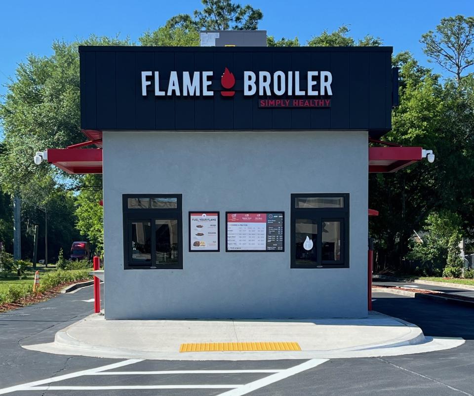 Flame Broiler, a Korean-inspired quick-service restaurant franchise based in Santa Ana, Calif., recently opened its first Jacksonville double drive-thru restaurant at 6682 103rd St. It is the fifth Flame Broiler in Jacksonville.