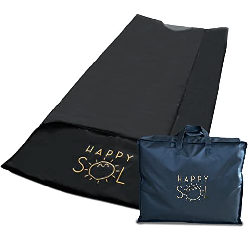 Happy Sol Infrared Sauna Blanket, Portable Sauna for Home Care, Infrared Light for Your Body, Large Portable Sauna Blanket for Relaxation and Cleansing, Large Infrared Blanket, Luxurious Home Sauna