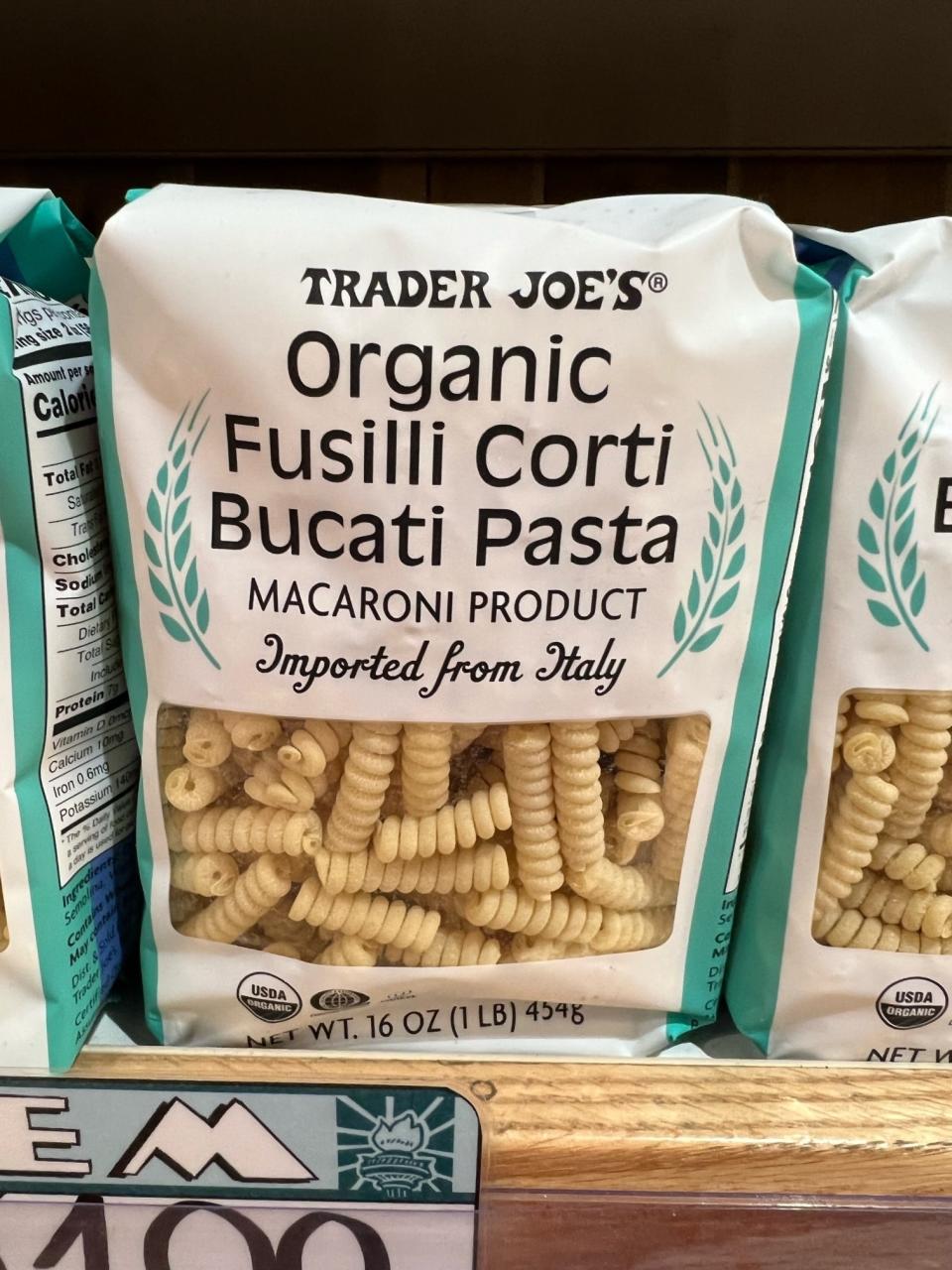 Organic Fusilli Corti Bucati Pasta