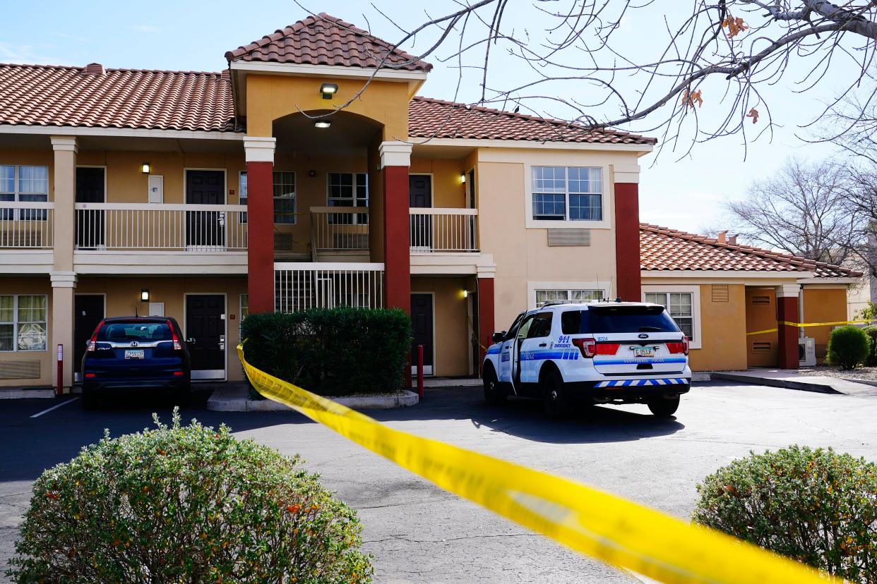 Scottsdale police were still on the scene at a local hotel Feb. 1, 2022, after an 11-year-old boy died on Jan. 30, 2022.