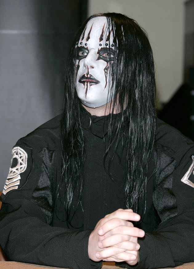 Joey Jordison of Slipknot during Slipknot In-Store  Appearence At Virgin Megastore In Paris at Virgin Megastore in Paris, France. (Photo by Jean Baptiste Lacroix/WireImage) (Photo: Jean Baptiste Lacroix via Getty Images)