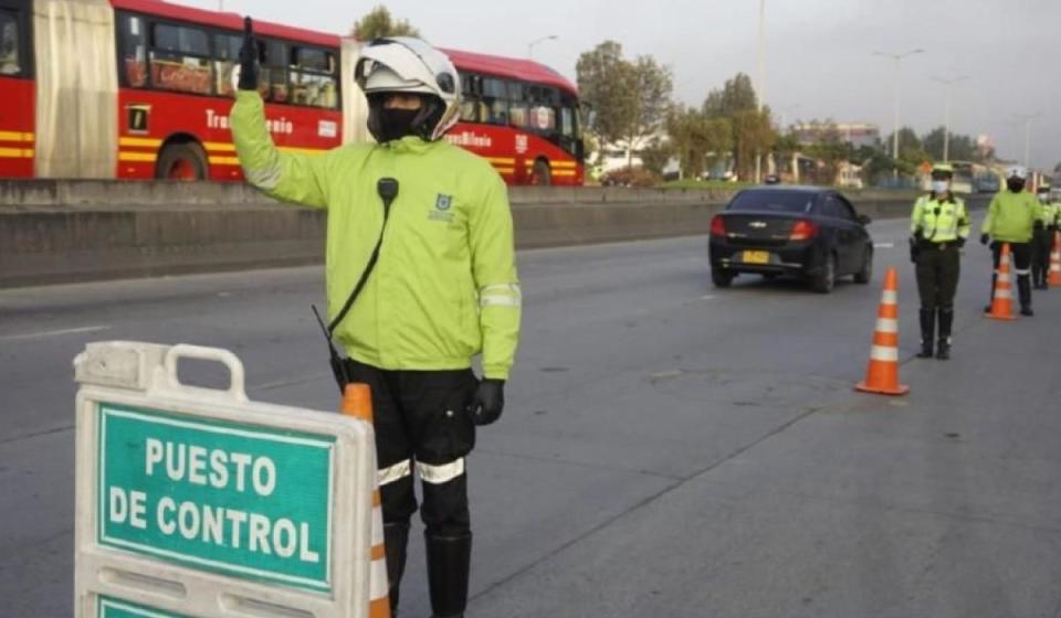 Plan éxodo en Bogotá. Imagen: tomada de la Secretaría de Movilidad.