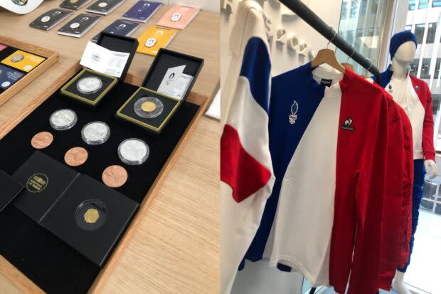 Pièces de monnaies, textiles ou autres, il y aura d’un peu tous les produits associés à Paris 2024.