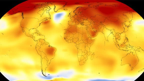 In 2017 Earth's temperatures were significantly warmer than compared to the average.