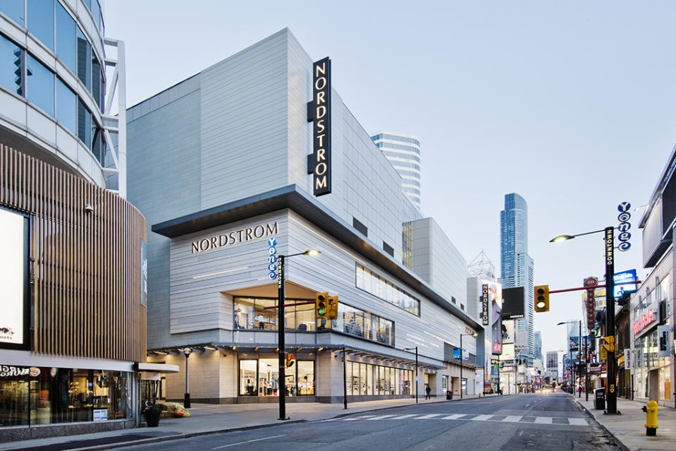 Nordstrom’s Toronto Eaton Centre store in Canada. - Credit: Courtesy of Nordstrom