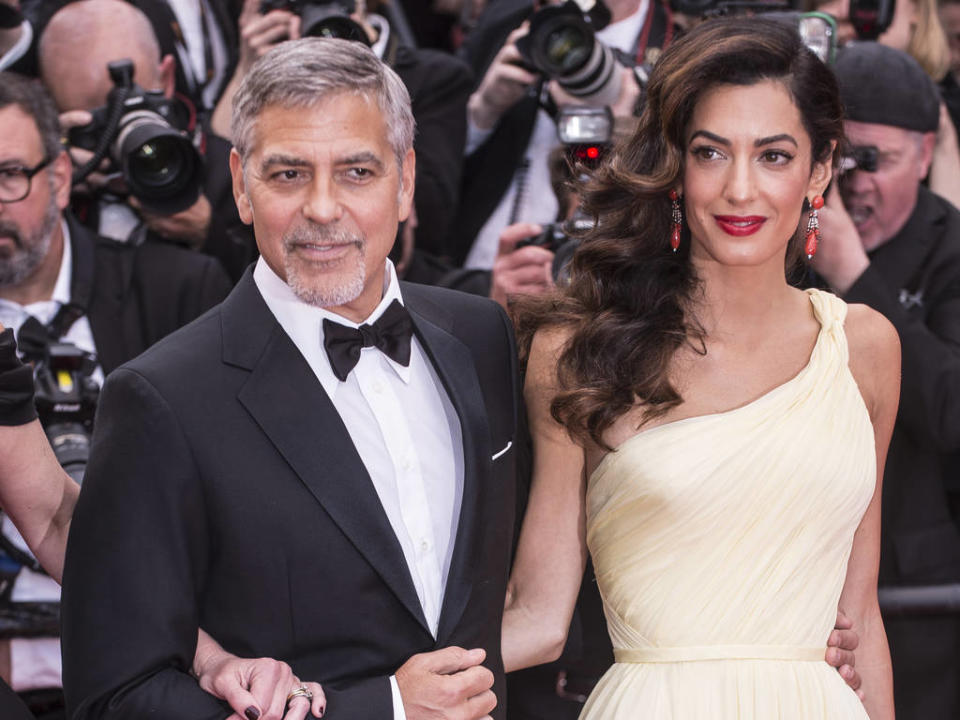 <p>George and Amal Clooney have welcomed their baby twins. The couple named their new additions Ella and Alexander. Two unusually normal names. <i>[Photo: Getty]</i> </p>
