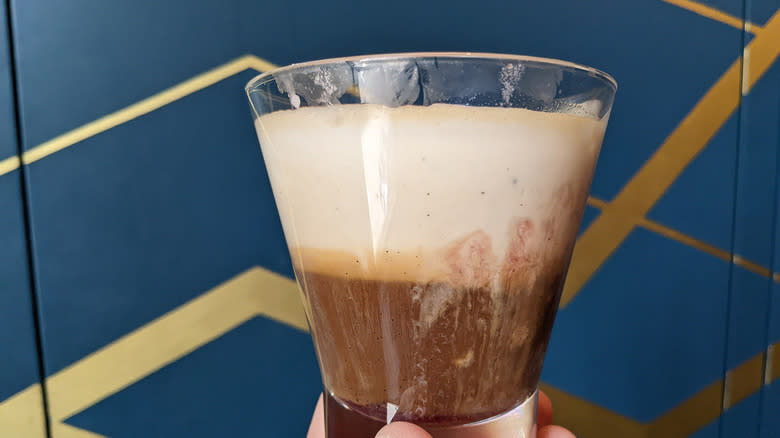 Starbucks Hot Honey Affogato layers