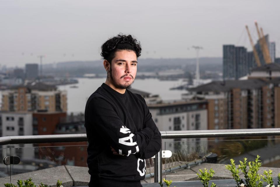 Steve, currently jobless, pictured at the offices of City Gateway in east London where he is doing an employability training course  (Daniel Hambury/Stella Pictures Ltd)