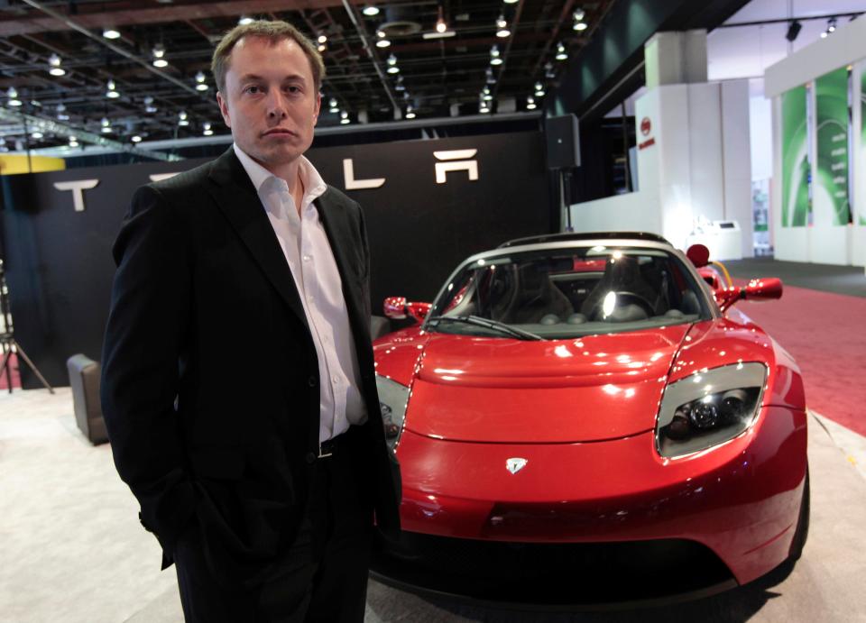 Elon Musk Tesla Roadster