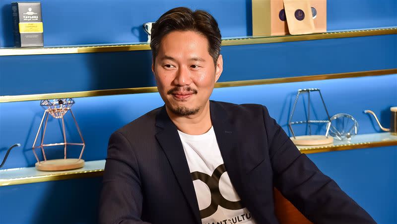 主導文創CEO江秉承分享AI對電影產業的影響。（圖／主導文創提供）