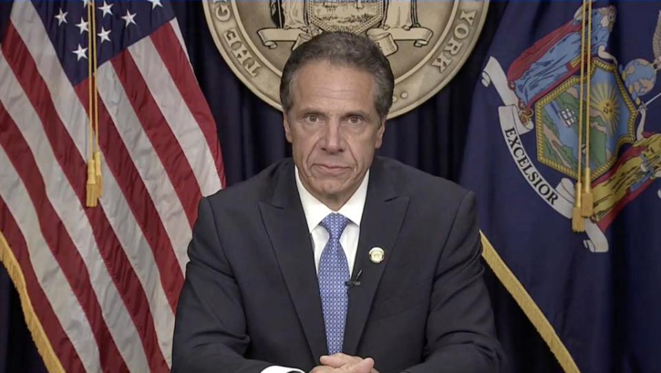 Bennett, who would go on to sue Cuomo in federal court two years ago, confides in the footage that she had been sexually assaulted in college. VIA REUTERS