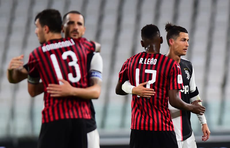 Coppa Italia Semi Final Second Leg - Juventus v AC Milan