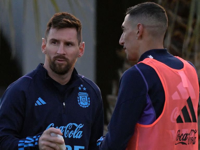 Lionel Messi y Ángel Di María: uno sí y el otro no, en la nómina de la selección argentina para la doble fecha